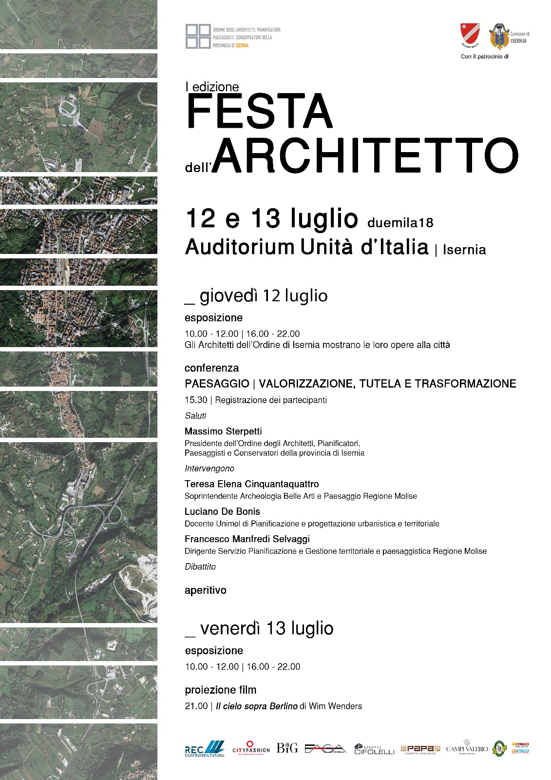 Festa Architetto 1^ Edizione - Locandina